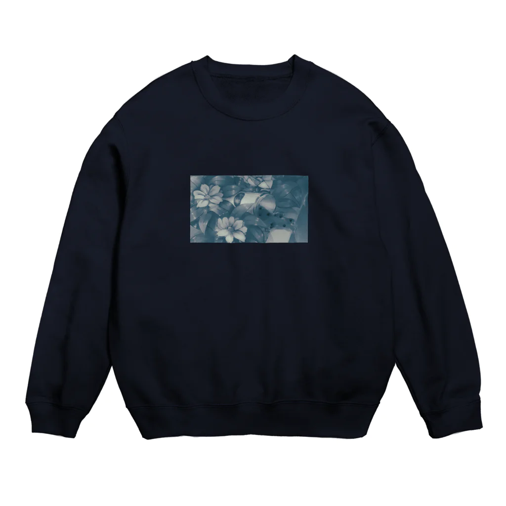 おしゃれ屋さんの倒れるタピオカ Crew Neck Sweatshirt