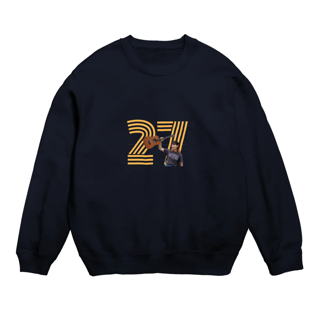 山崎あおい/Yamazaki Aoiの２７歳なったぜ Crew Neck Sweatshirt