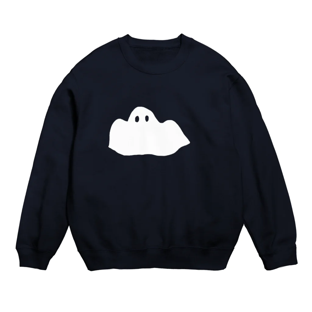 まんぷく堂の逃げるおばけ Crew Neck Sweatshirt