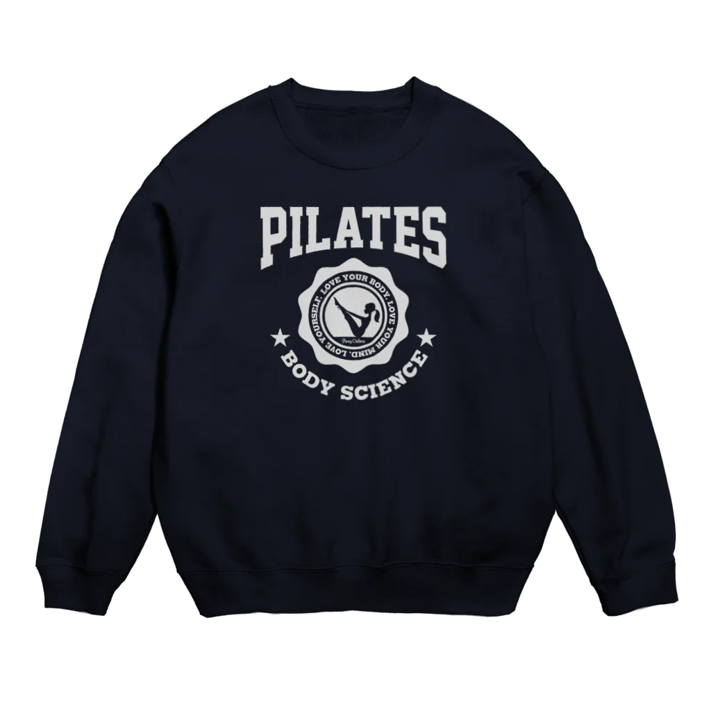 FOXY COLORSのピラティス PILATES A dark Crew Neck Sweatshirt