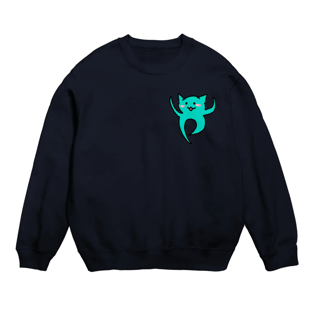 ねこといろいろのなんだかむかつくねこ Crew Neck Sweatshirt