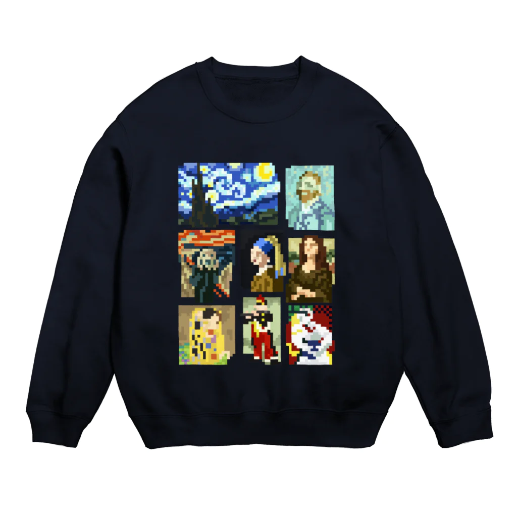 すとろべりーガムFactoryのドット美術館 Crew Neck Sweatshirt