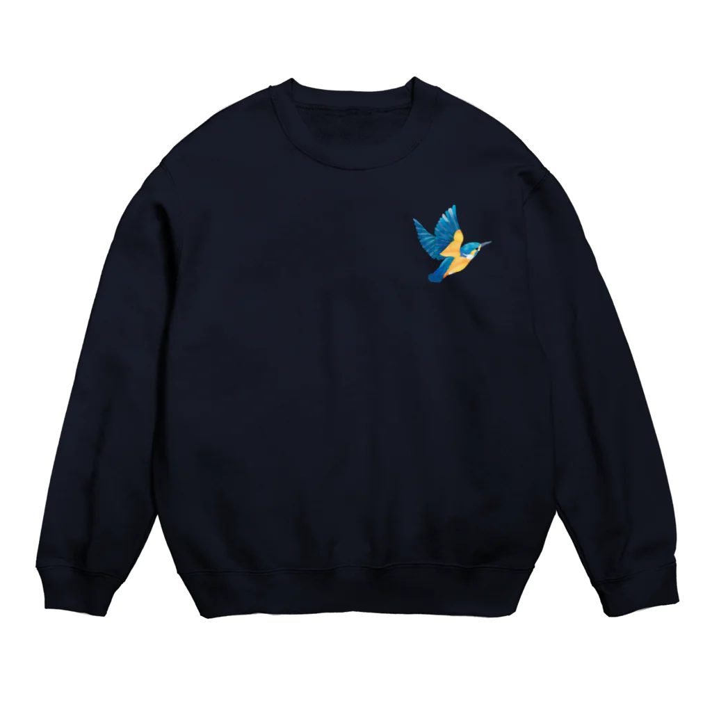 ヒフミヨイのカワセミ Crew Neck Sweatshirt