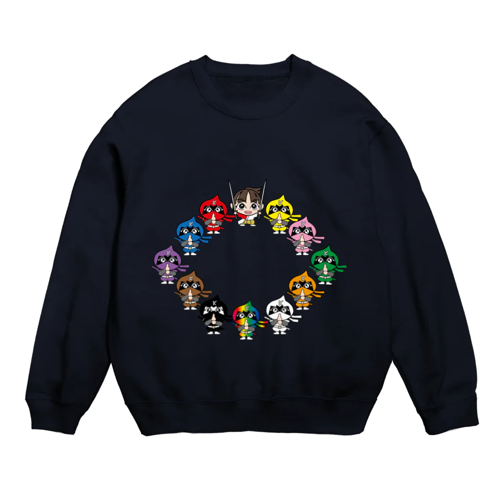 女流剣士 野内花峰 オリジナルグッズ販売所の花峰連者KAHO☆RANGER　スウェット Crew Neck Sweatshirt