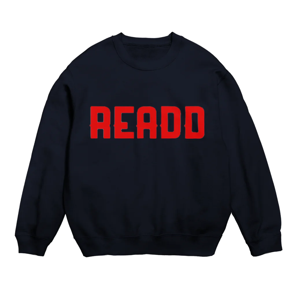 ReaDDのReaDD ロゴ赤 スウェット