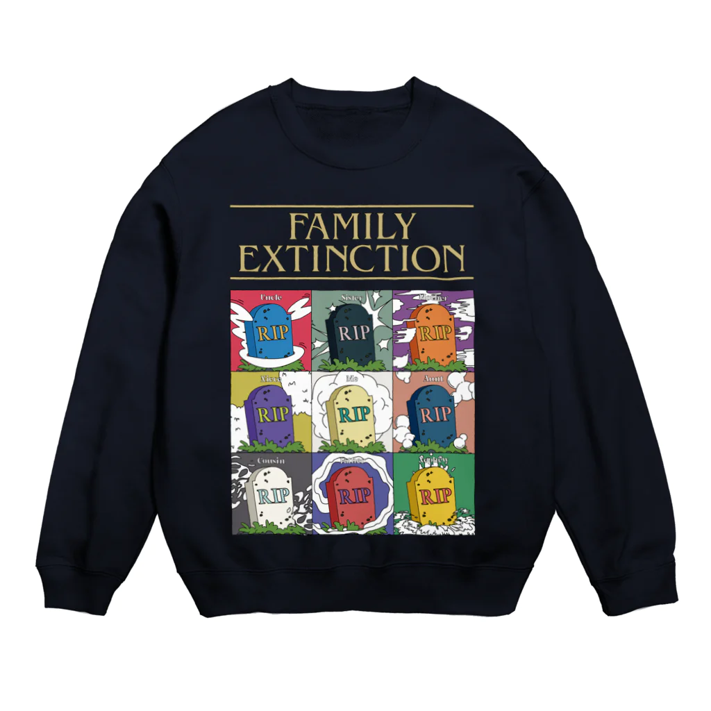 Parallel Imaginary Gift ShopのFamily Extinction Crew Neck Sweatshirt