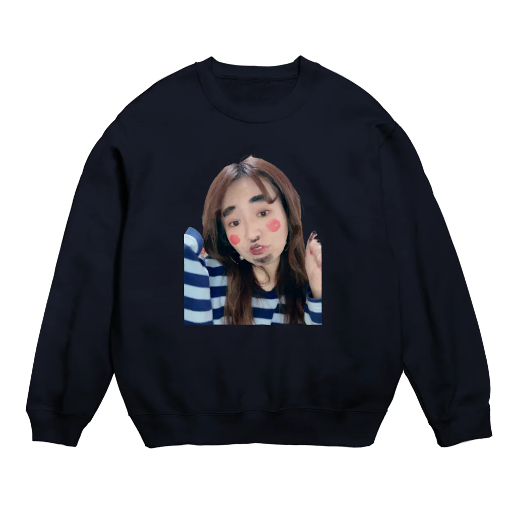 おちびのグッズ販売❤️の変顔おちび！ Crew Neck Sweatshirt