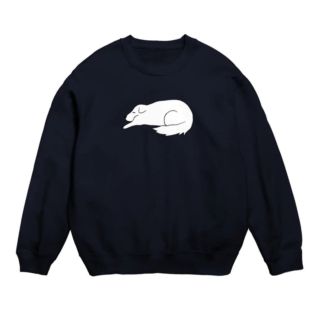 かぬぬの寝る大型犬 Crew Neck Sweatshirt