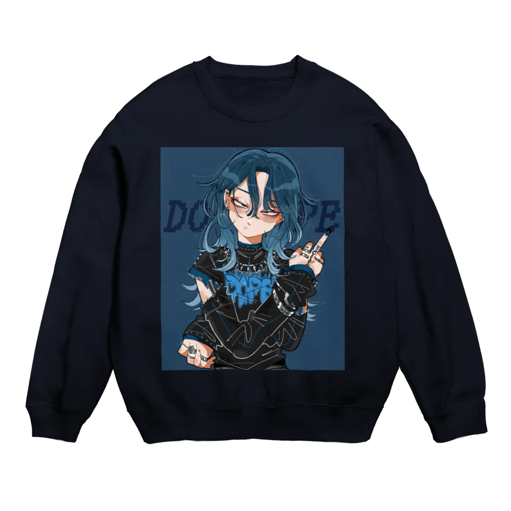 かいばしらのドープ Crew Neck Sweatshirt