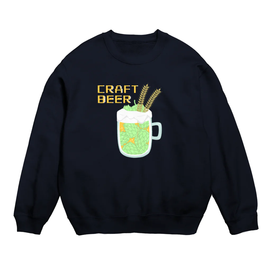 Mrs.Bean/ミセスビーンのクラフトビール Crew Neck Sweatshirt