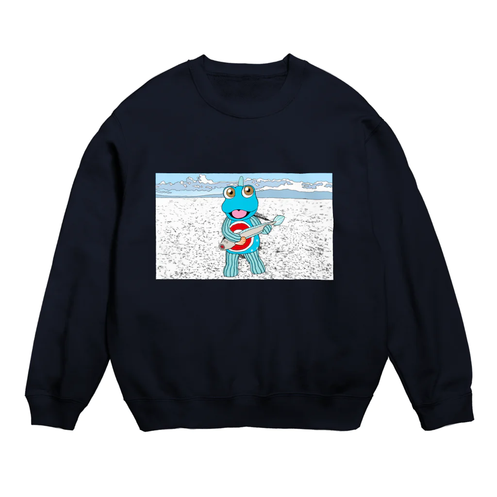 有明ガタァ商会のHIAGTAと超魚 2 Crew Neck Sweatshirt