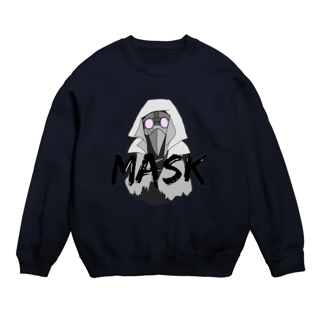 ゆるっと仮面舞台。のペスト医師とろご。 Crew Neck Sweatshirt