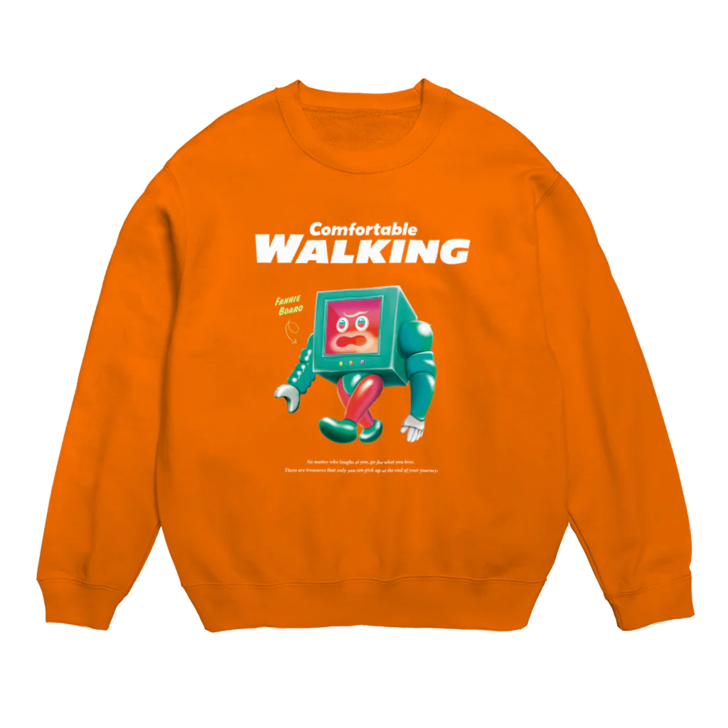 yamaguchi_shunsuke_のComfortable WALKING ー FANNIE BOARD ー Crew Neck Sweatshirt