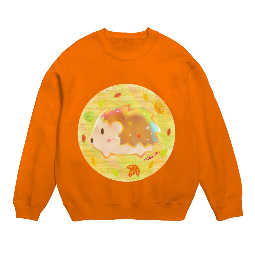 前田悠花｜イラストレーターの★ハリネズミ★ Crew Neck Sweatshirt