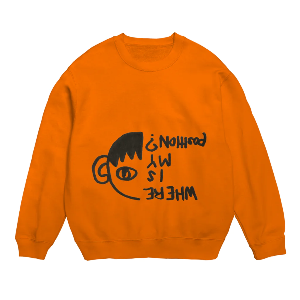 COMPATI〔ZeQ☆彡〕の左寄り Crew Neck Sweatshirt