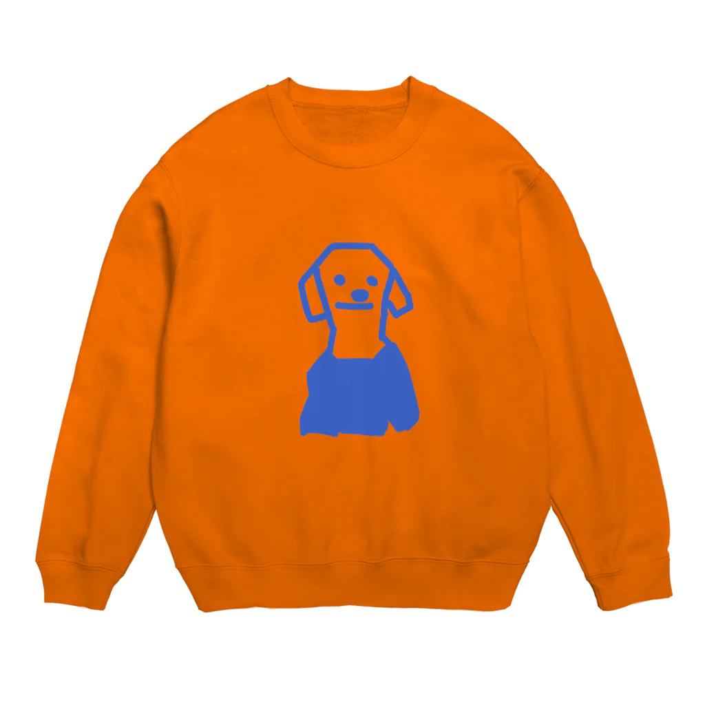 ほかほかアイスティーのシンプルわんわん Crew Neck Sweatshirt