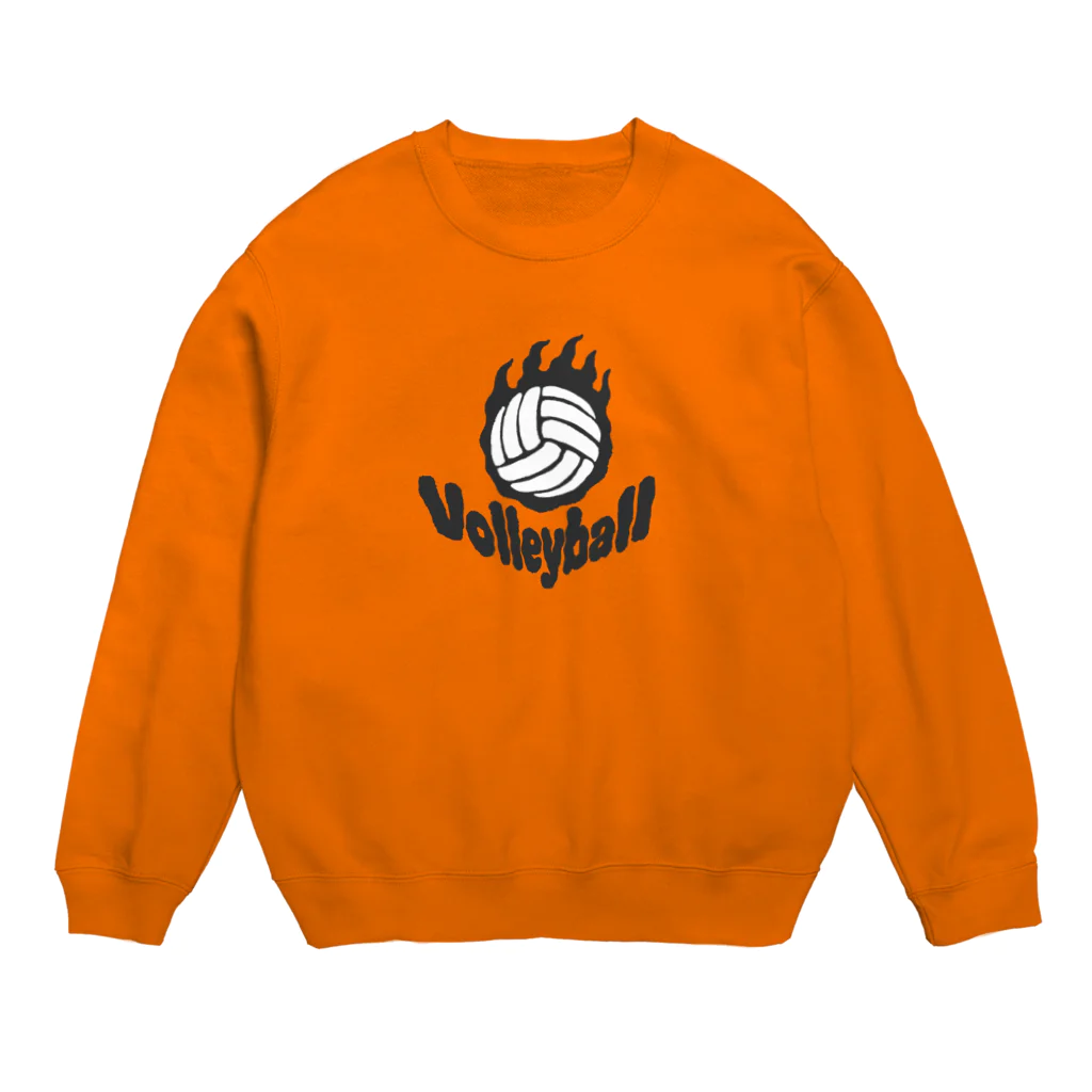 れなしやのFire volleyball🔥🏐・ボール一個バージョン Crew Neck Sweatshirt