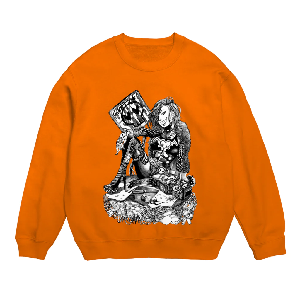 月が輝くこんな夜にのSEXANDDEATH Crew Neck Sweatshirt