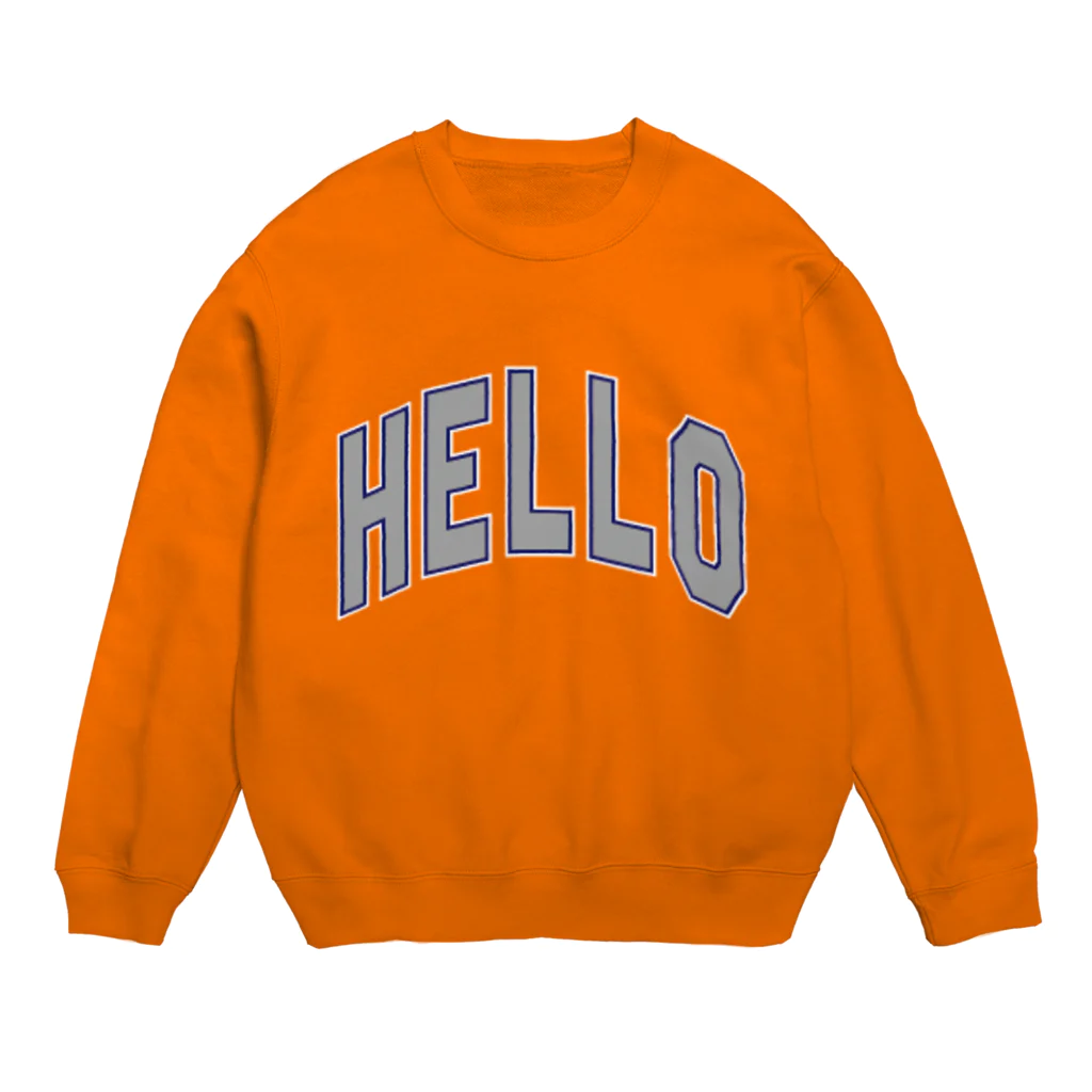 カレッジロゴ何か良いのハローカレッジ Crew Neck Sweatshirt