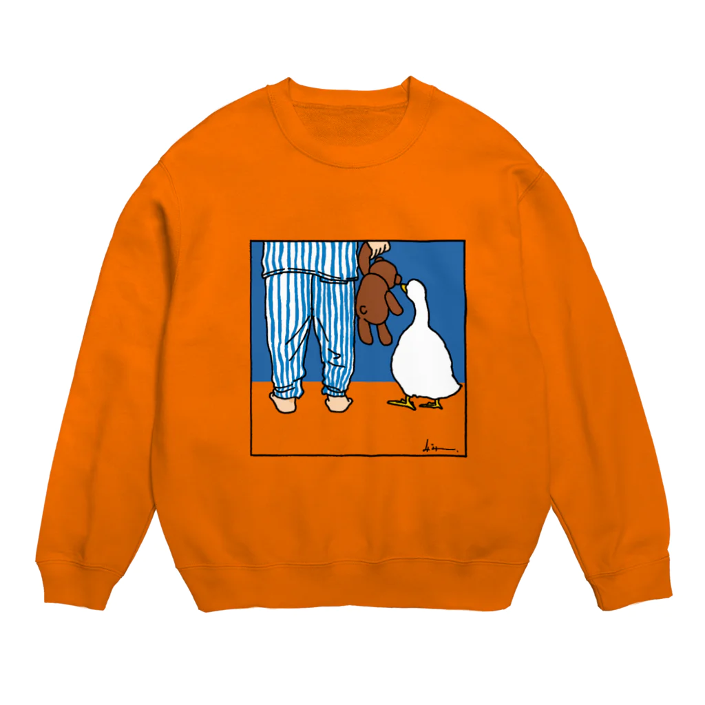 mtmt---の早起きしたぼくら Crew Neck Sweatshirt