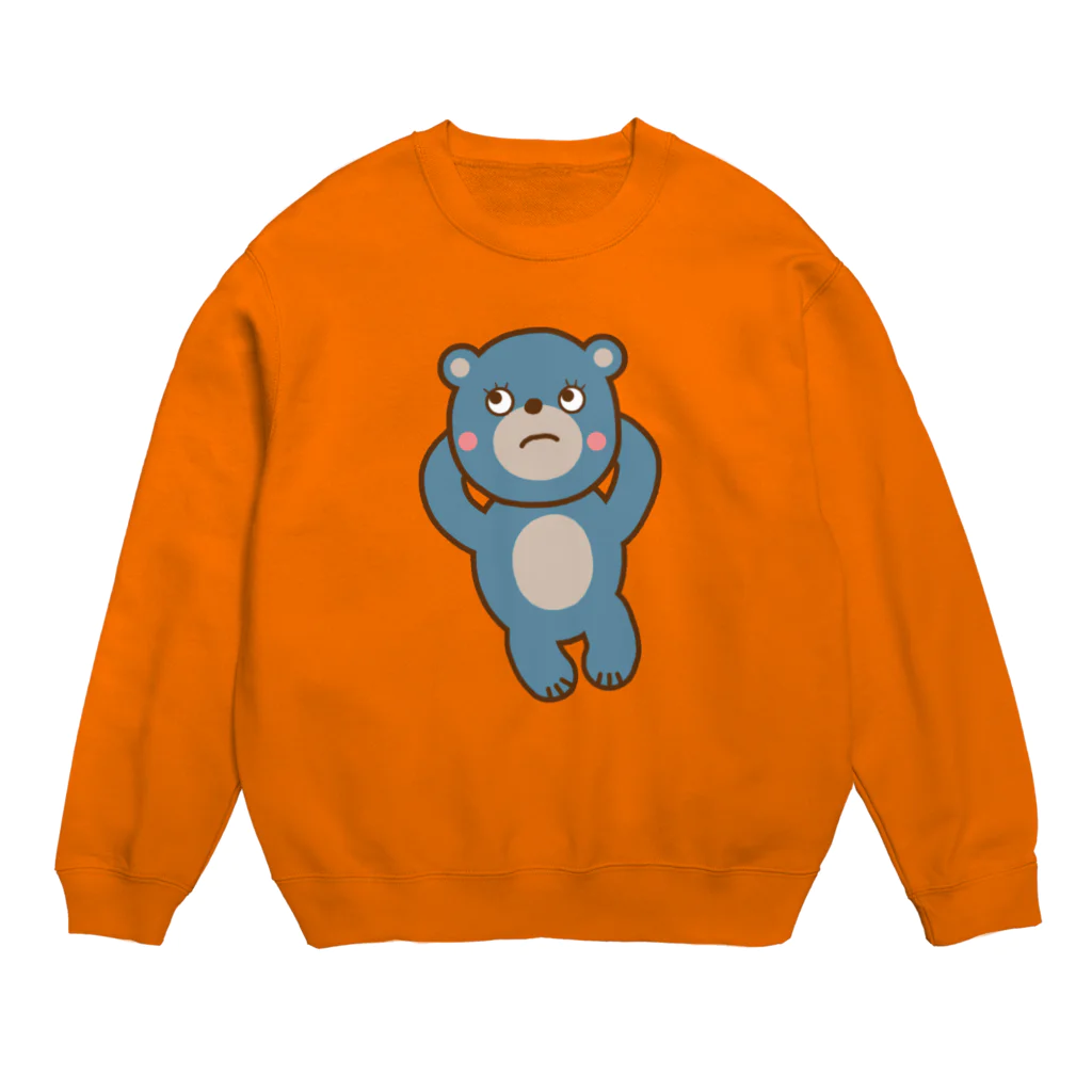 usa100のBふてねくまー Crew Neck Sweatshirt