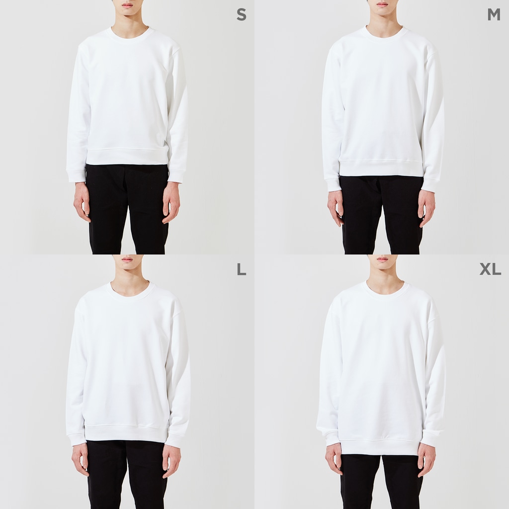 Samurai Gardenサムライガーデンの濃色濃厚接触禁止IITAIDAKE Crew Neck Sweatshirt :model wear (male)