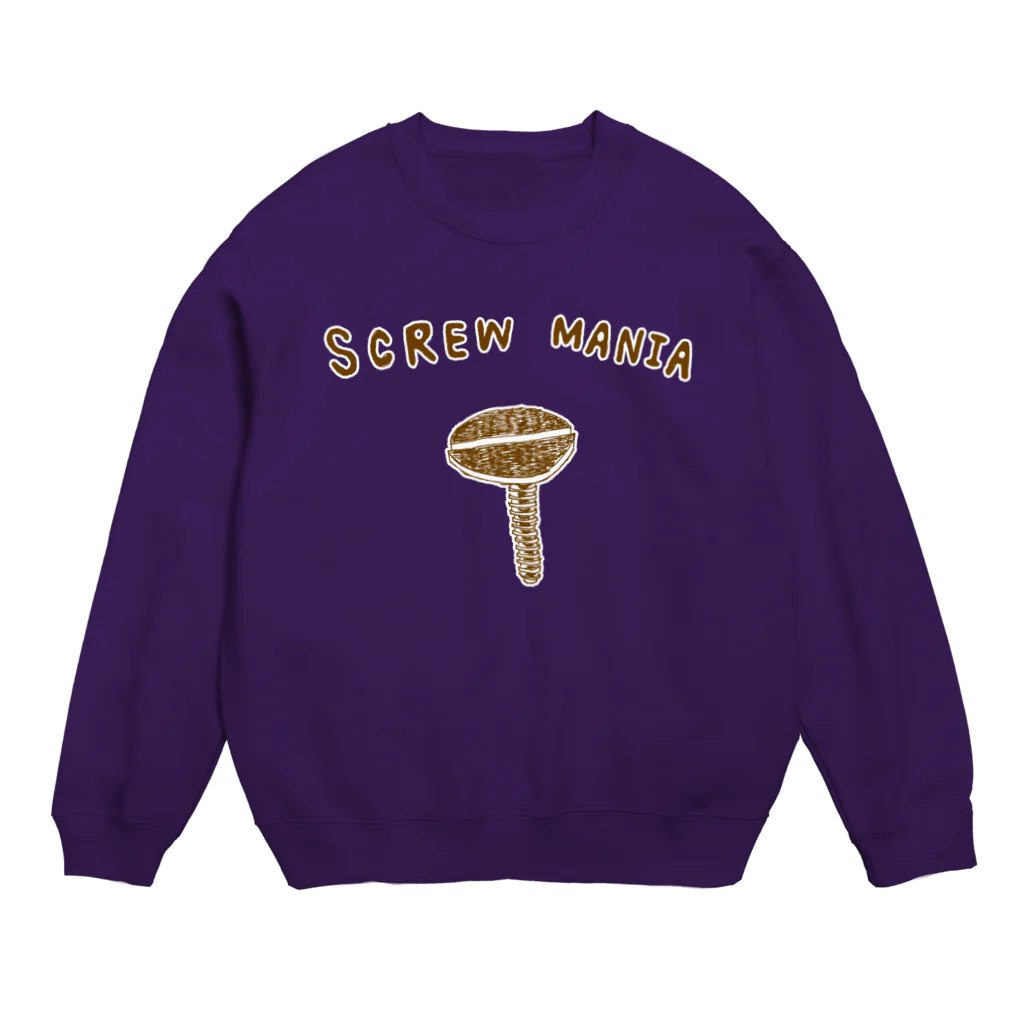 NIKORASU GOの工具マニア専用デザイン「ネジマニア」 Crew Neck Sweatshirt