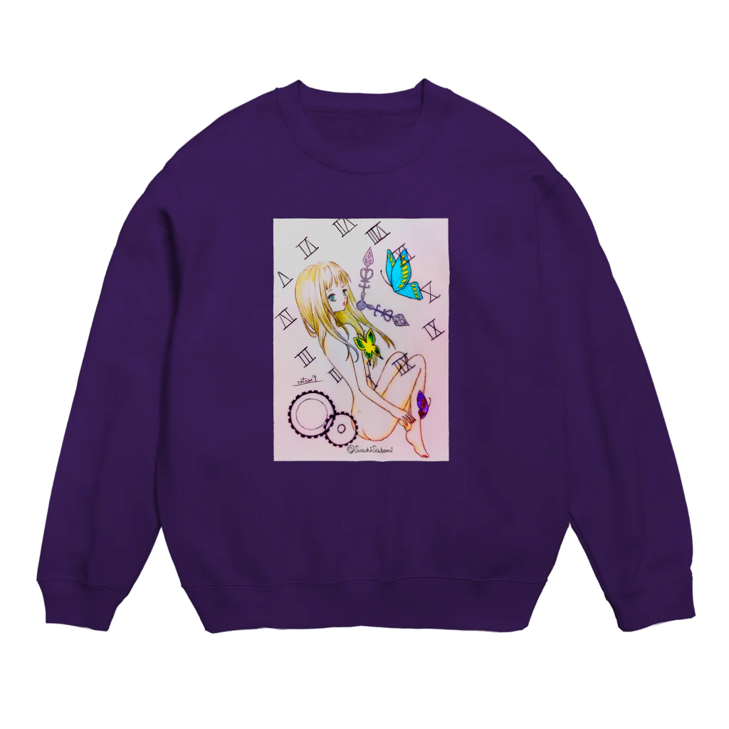 Suzuki Satomi のタイムトラベル Crew Neck Sweatshirt