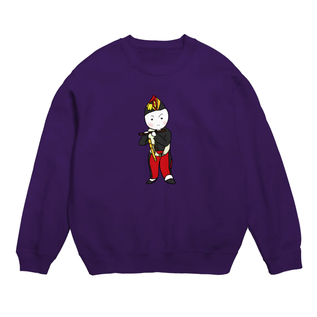 ミナミハチゴーの笛を吹く少年：まぁね Crew Neck Sweatshirt