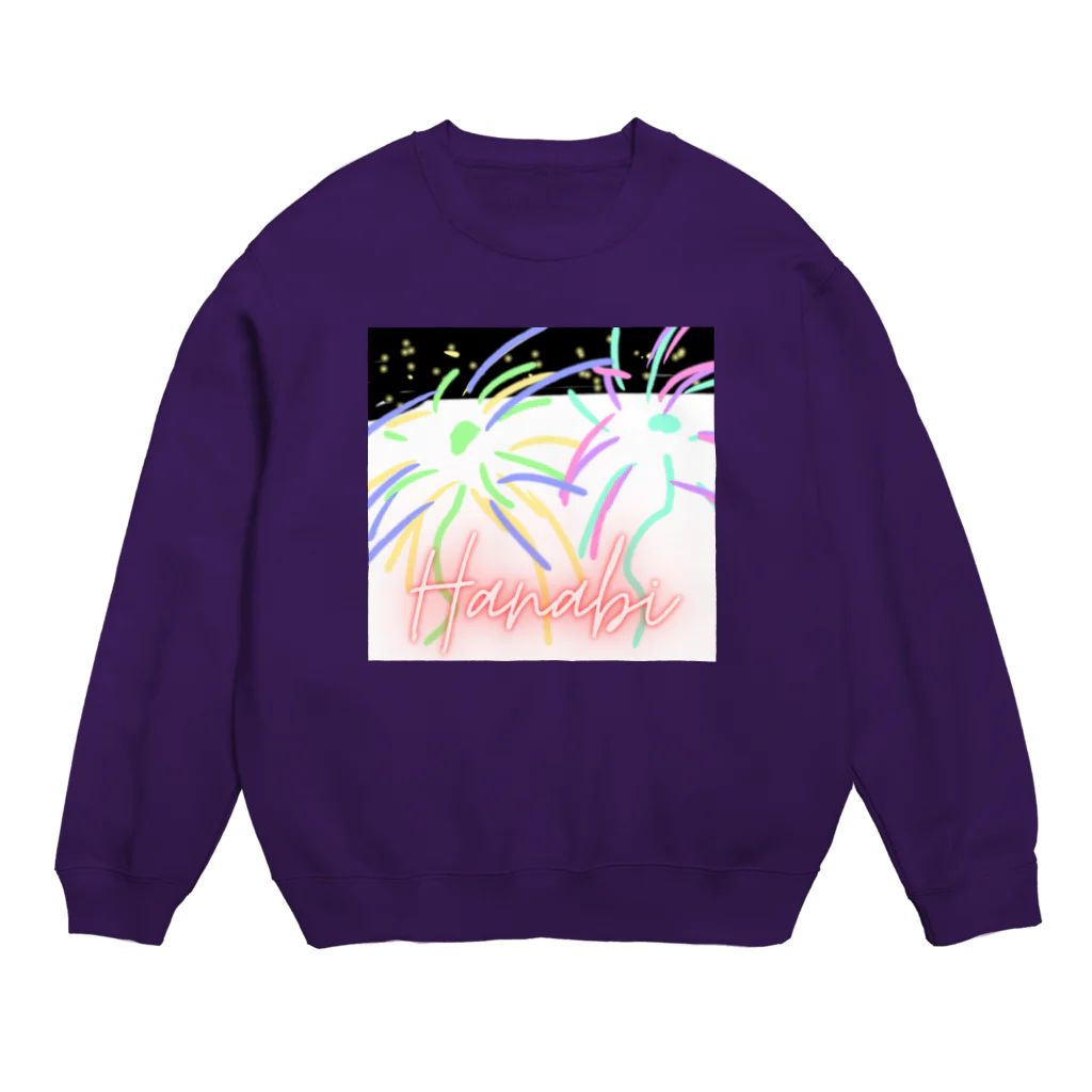 Future Starry SkyのHANABI🎇 Crew Neck Sweatshirt