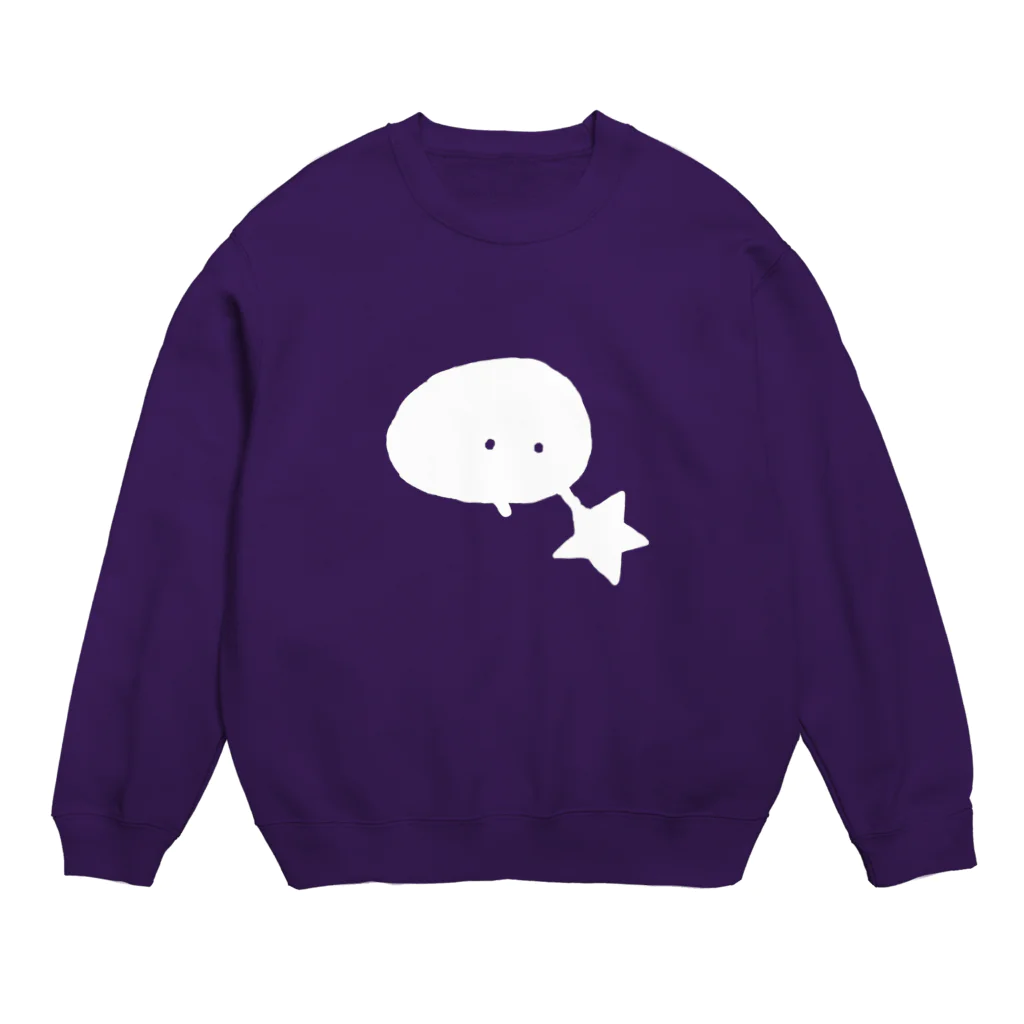 sumiirokemomoの落とし物の星 Crew Neck Sweatshirt