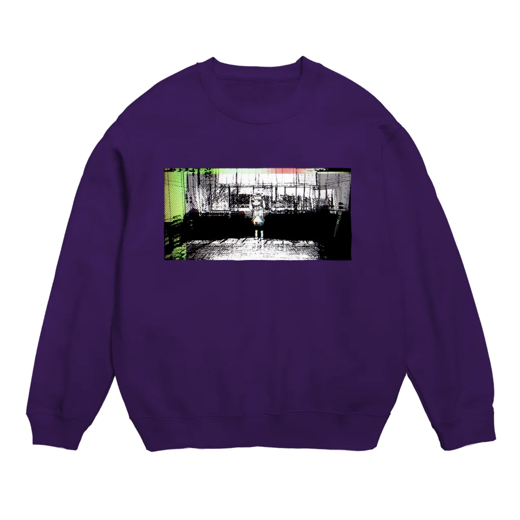 m.mariのインドア(テクノカット派) Crew Neck Sweatshirt