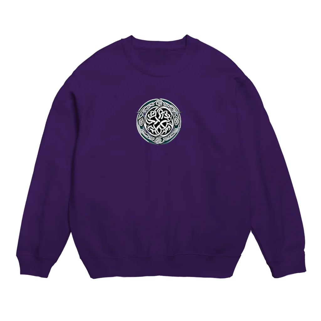 きゅりあすの発掘されたケルトの紋章 Crew Neck Sweatshirt