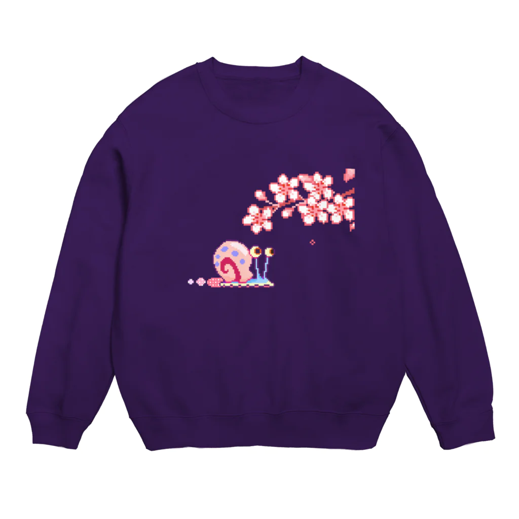 Motonishiのぴこぴこかたつむり Crew Neck Sweatshirt