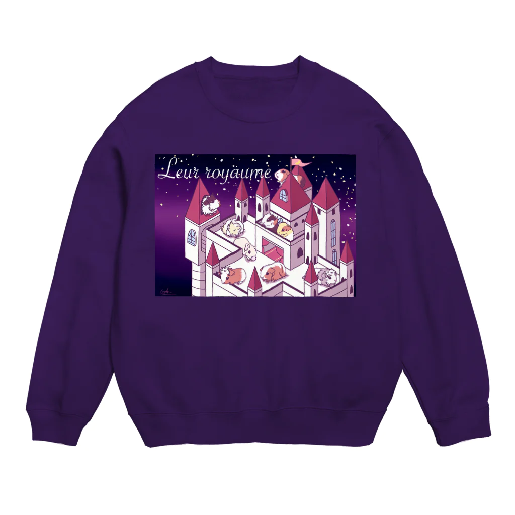 Lichtmuhleのモルモット達の王国(夜) Crew Neck Sweatshirt