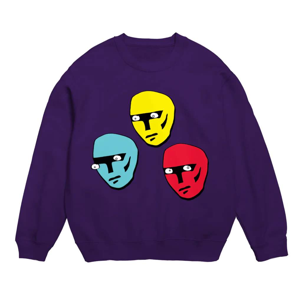 JUDY NOTIMEのCOLORFUL HEADS Crew Neck Sweatshirt