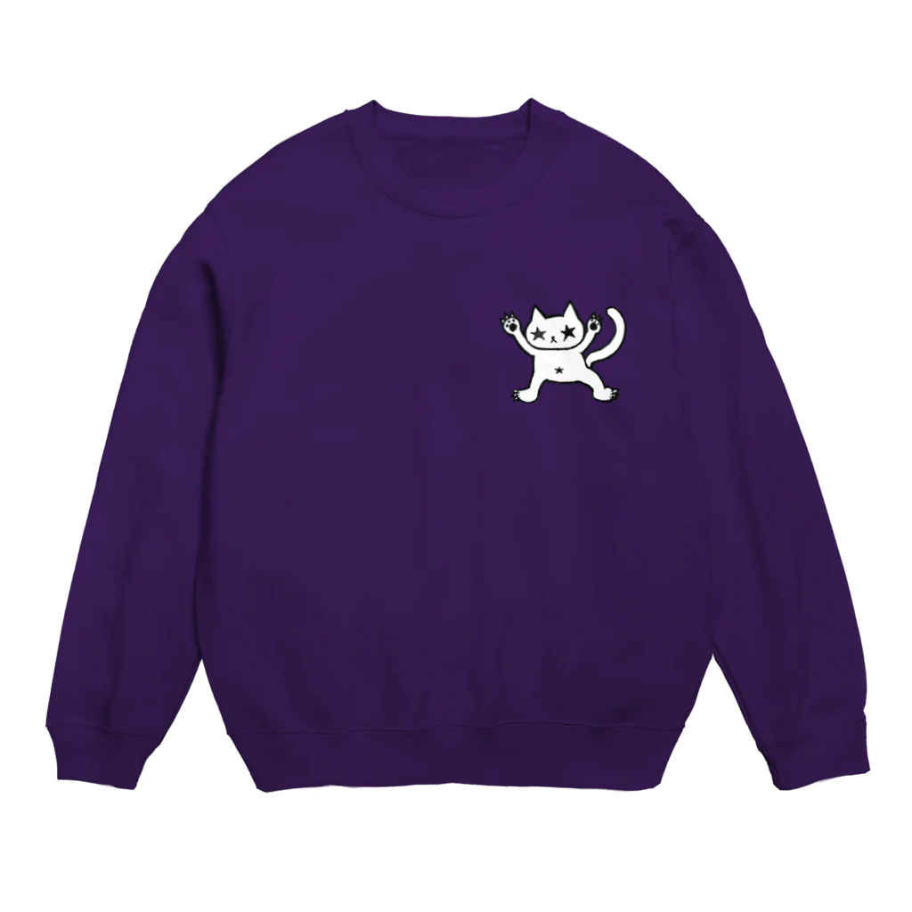 cohanaの自由気ままに生きる猫 Crew Neck Sweatshirt