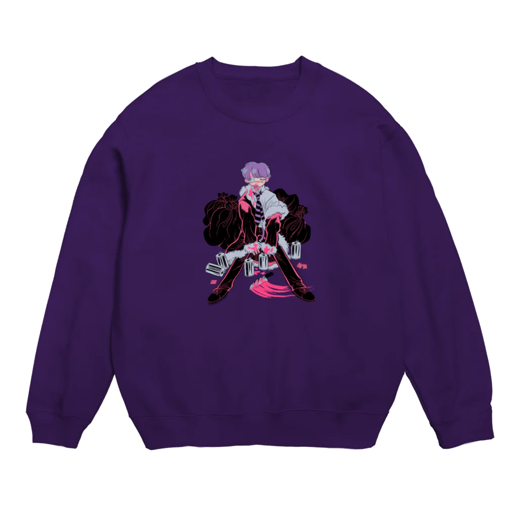 豚箱の失恋社畜 Crew Neck Sweatshirt