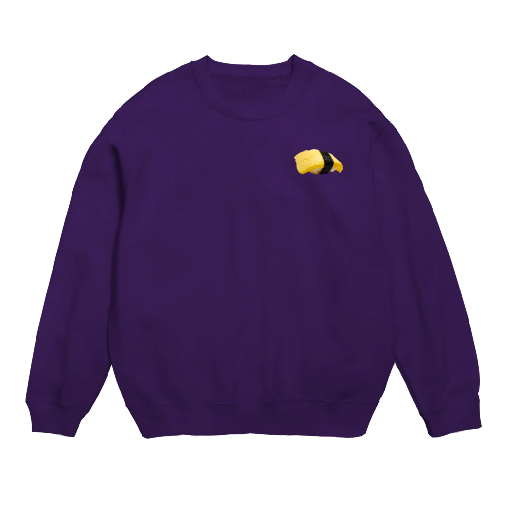 もぐもぐ屋のたまごのおすし Crew Neck Sweatshirt