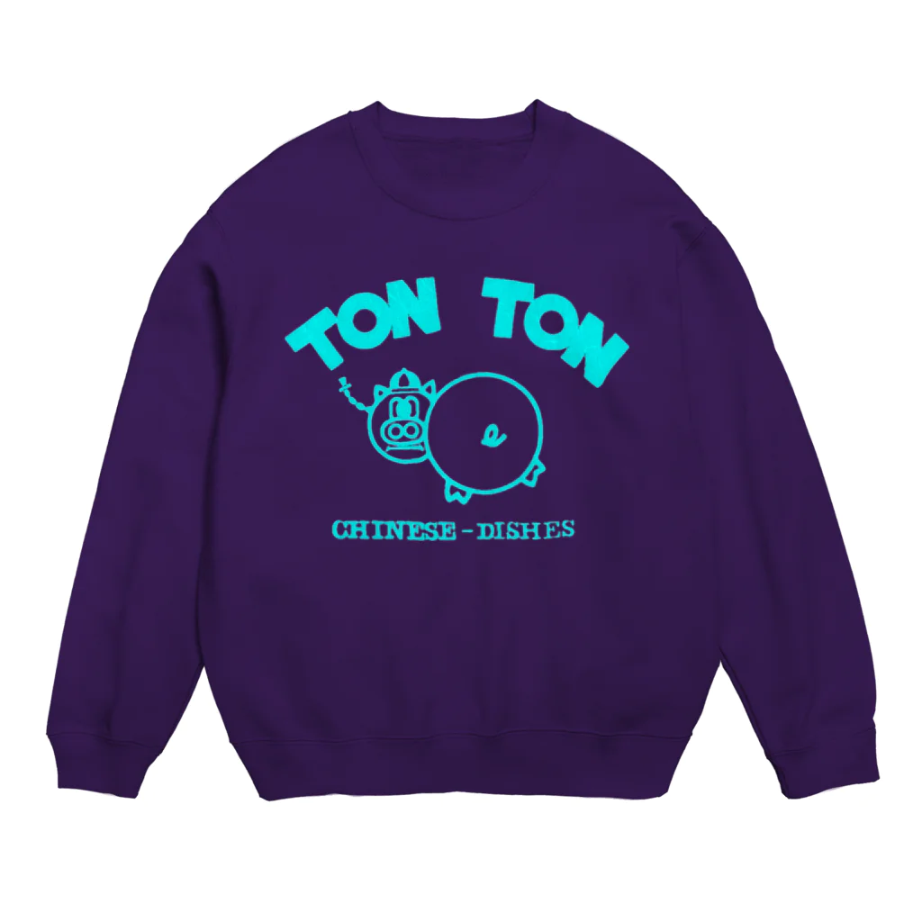 よよの復刻版 TONTON 水色ver. Crew Neck Sweatshirt