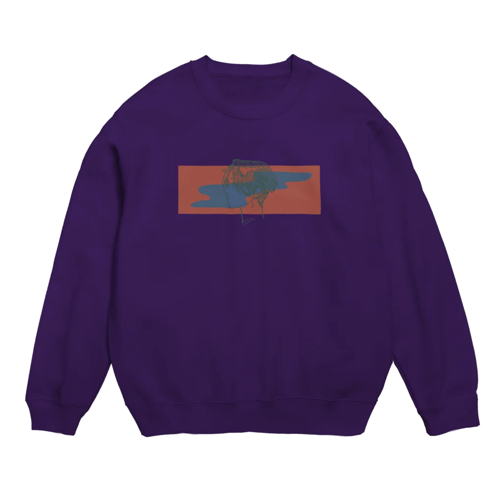 けむたいたろうの透過 Crew Neck Sweatshirt