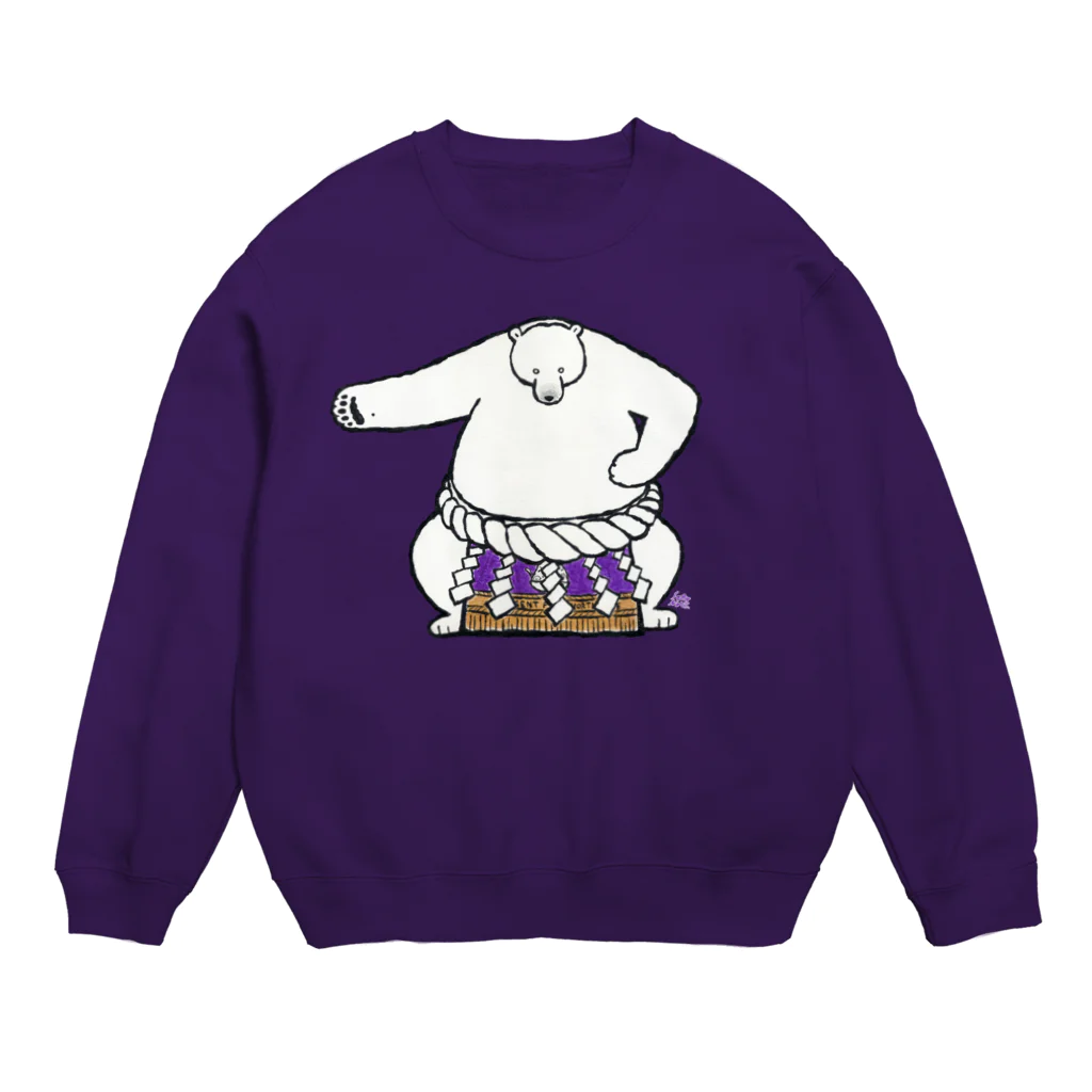 サトウノリコ*の白熊山（雲竜型） Crew Neck Sweatshirt