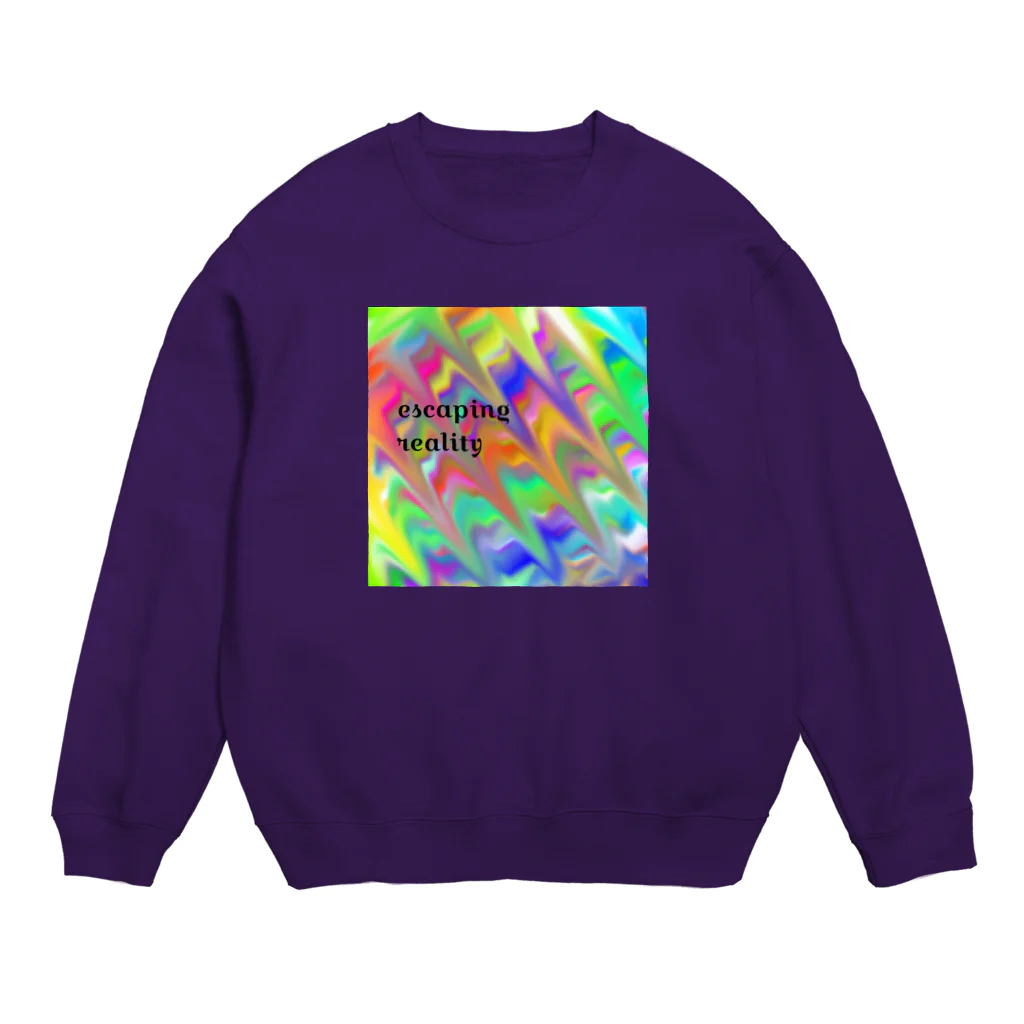 Purple Pearlのescaping reality Crew Neck Sweatshirt