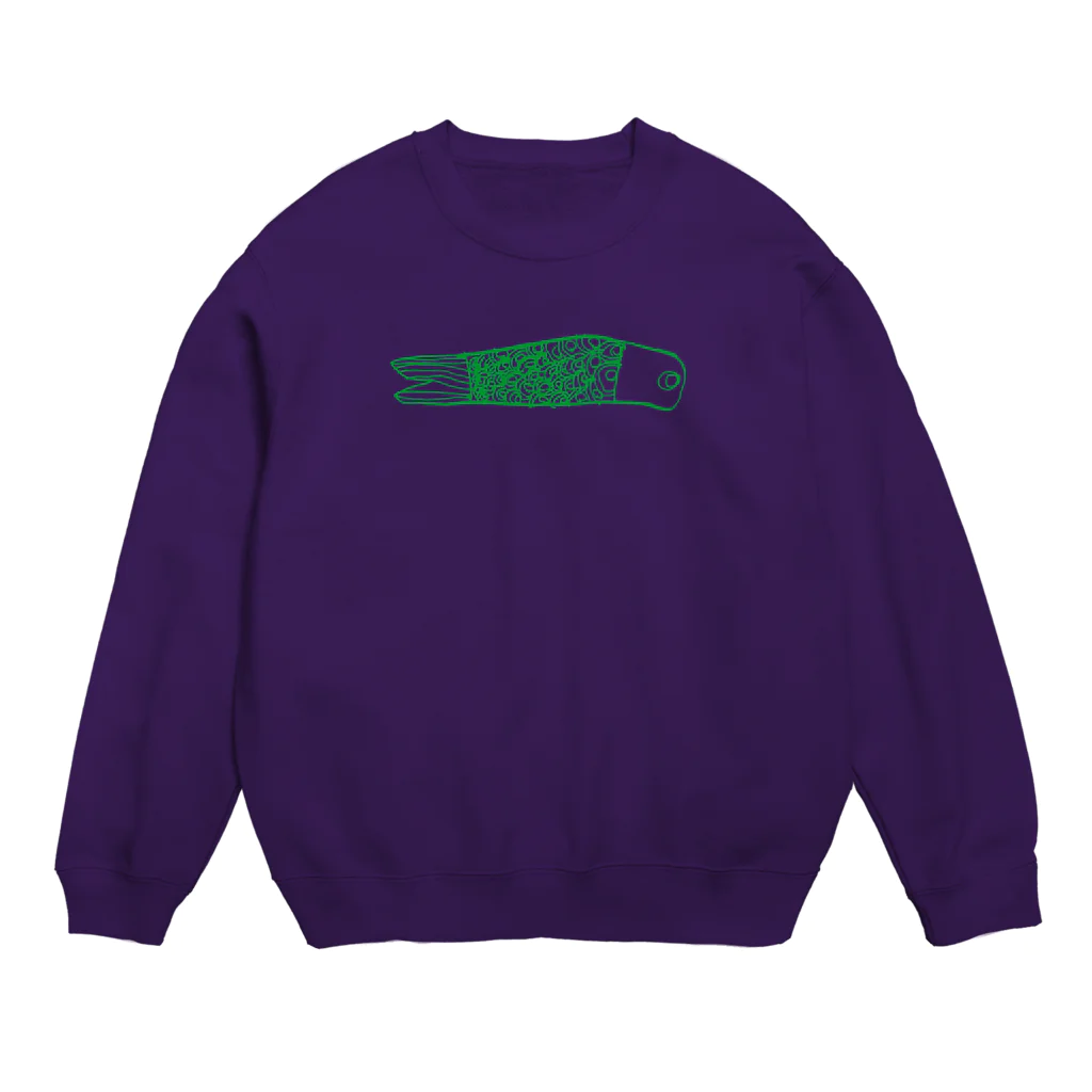 temarinaのこいのぼり Crew Neck Sweatshirt