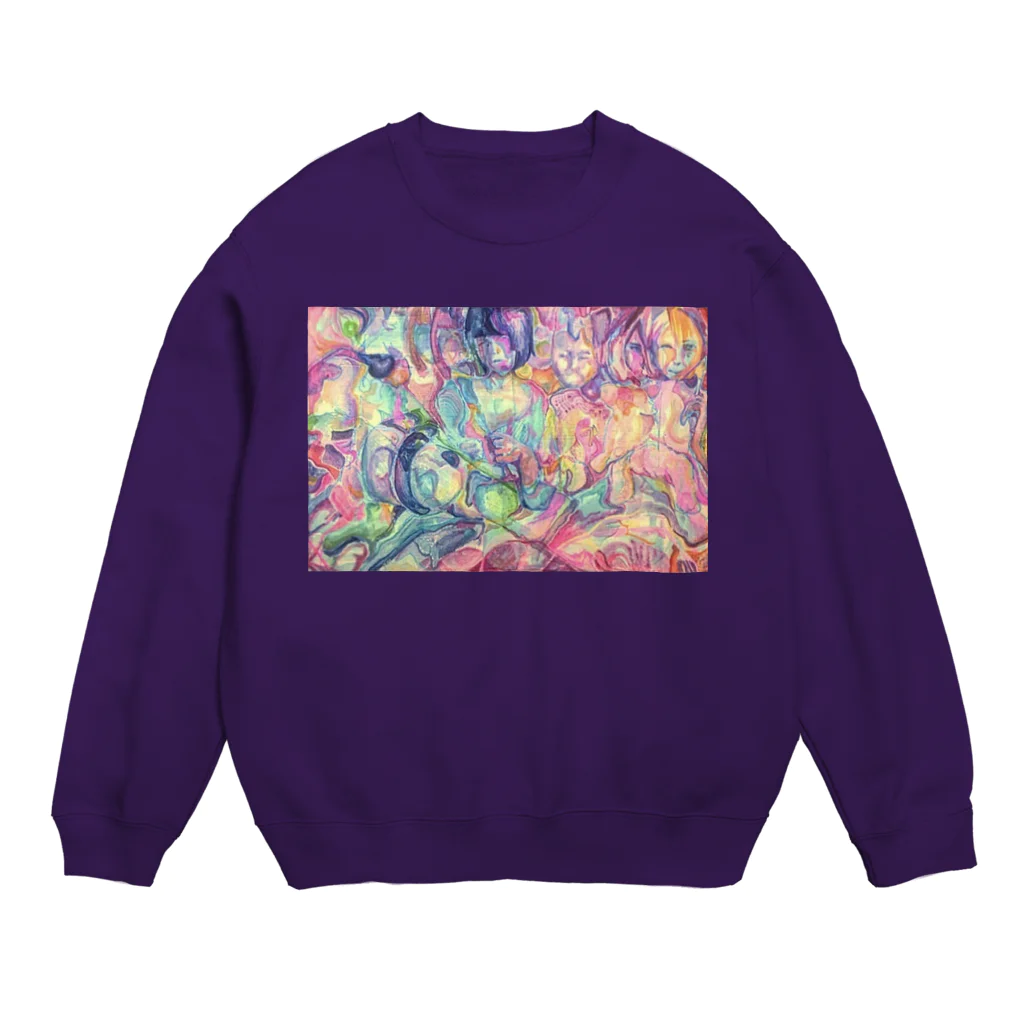 白妙のゆめのなつ Crew Neck Sweatshirt