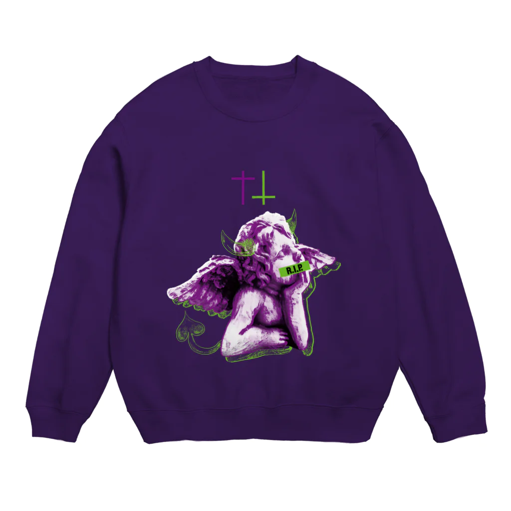 めだまやきファクトリーのスウェット(EVILANGEL_A) Crew Neck Sweatshirt