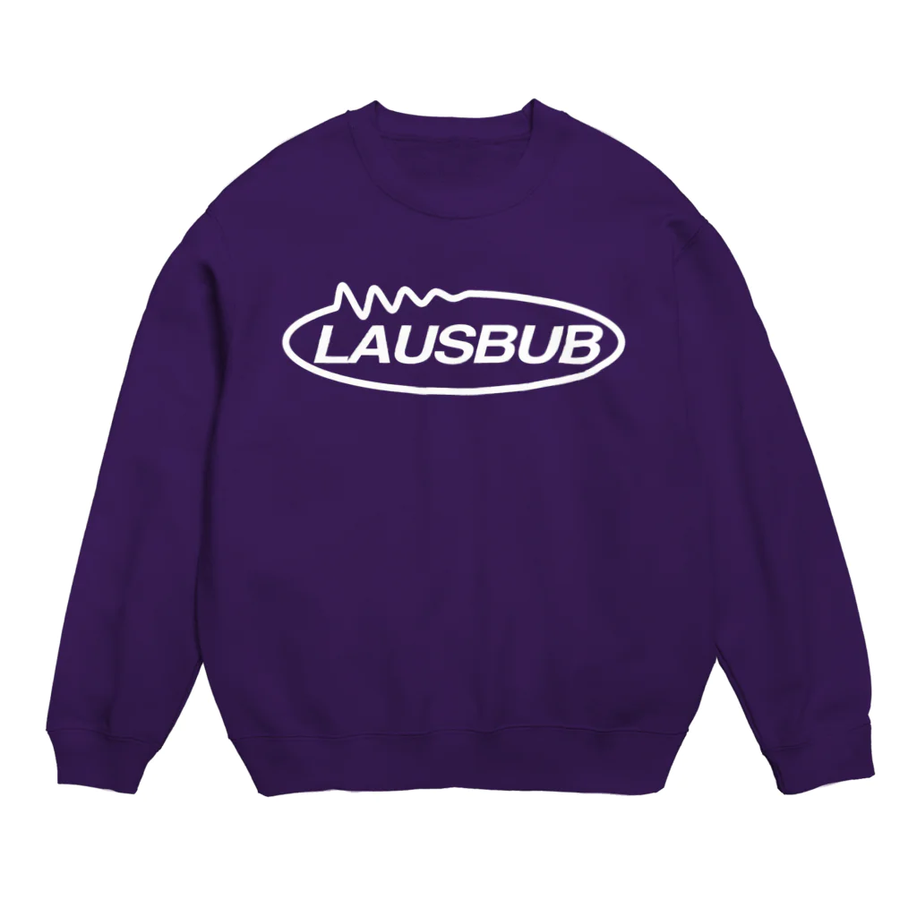 lawi0cir boutiqueのLAUSBUB LOGO② WHITE Crew Neck Sweatshirt