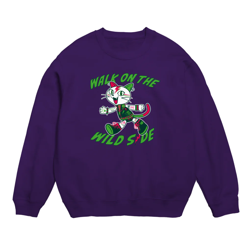 LONESOME TYPE ススのパンク猫 Crew Neck Sweatshirt