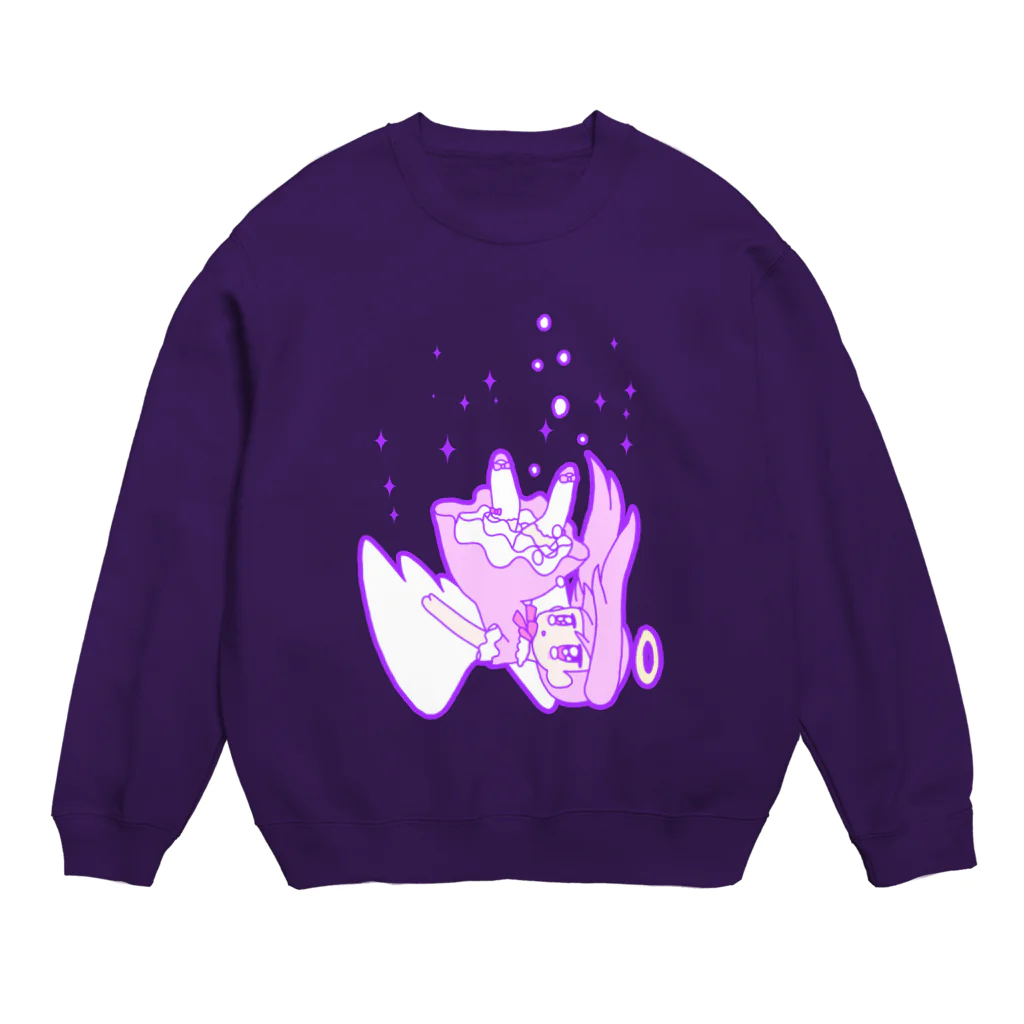 かわいいもののおみせ　いそぎんちゃくのゆめかわ天使ちゃん Crew Neck Sweatshirt