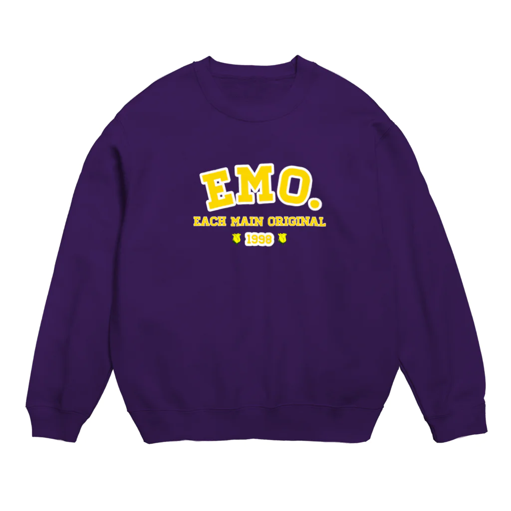 Emo.のEmo. カレッジロゴスウェット Crew Neck Sweatshirt